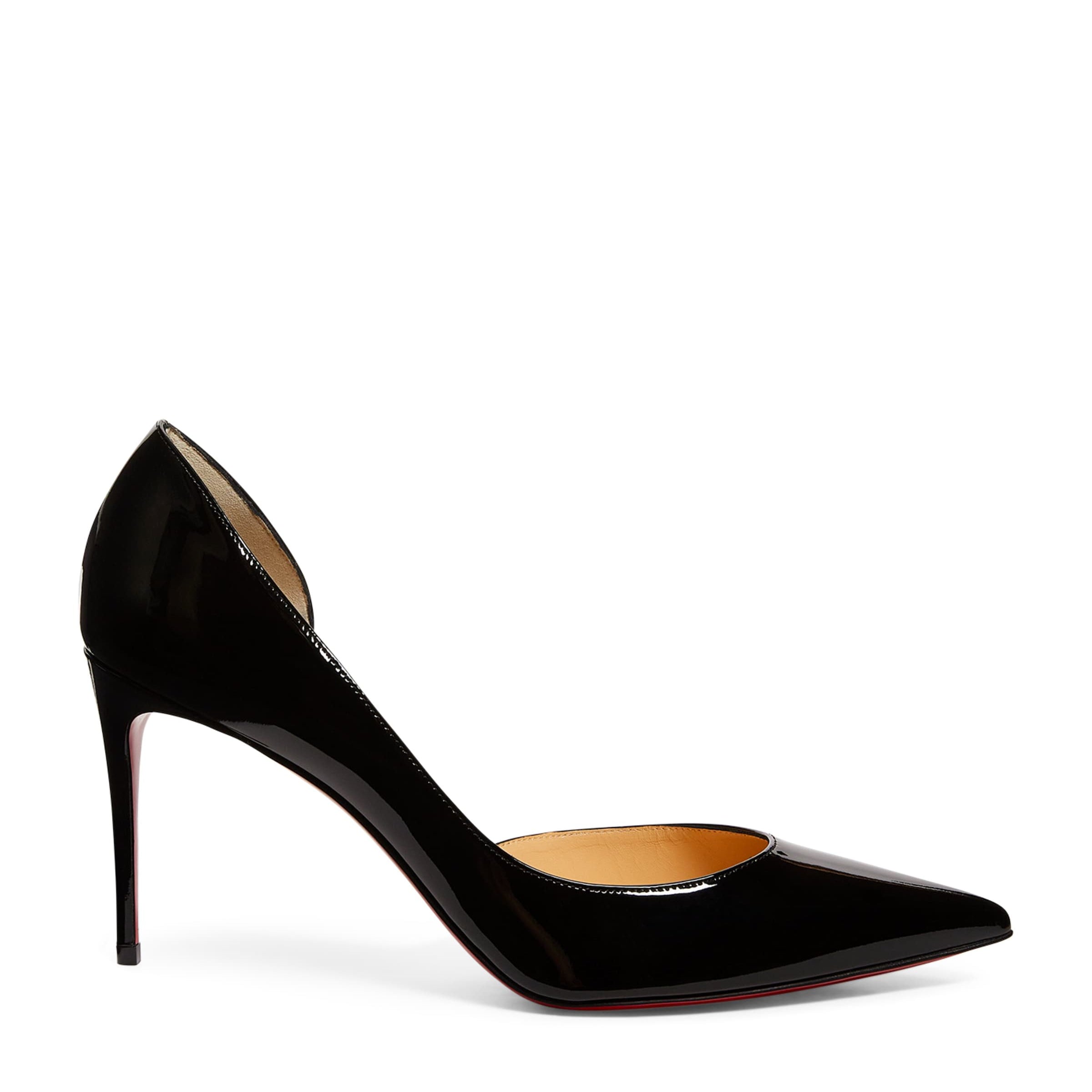 Christian Louboutin Black Iriza Patent Leather Pumps 85