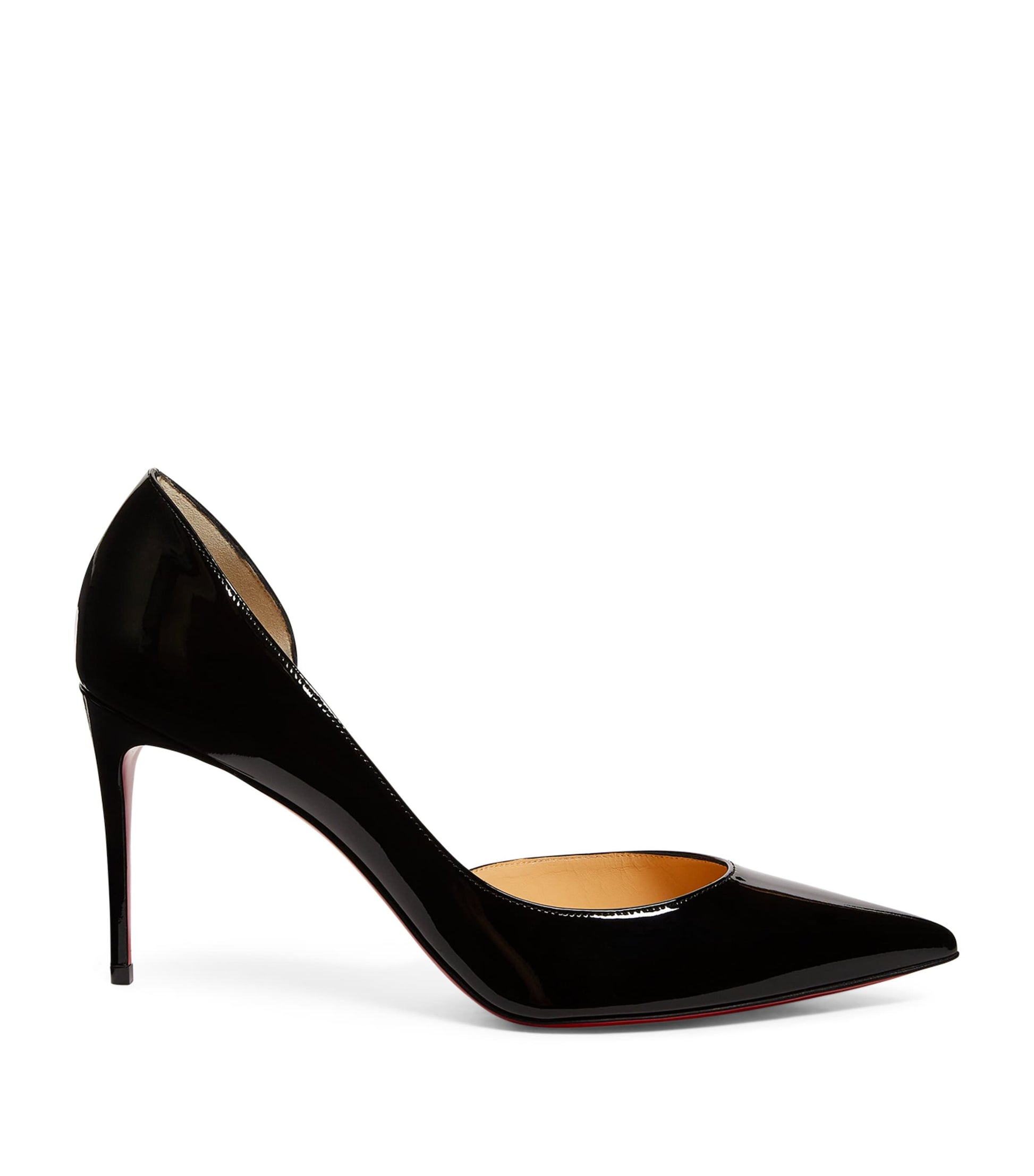 Christian Louboutin Black Iriza Patent Leather Pumps 85