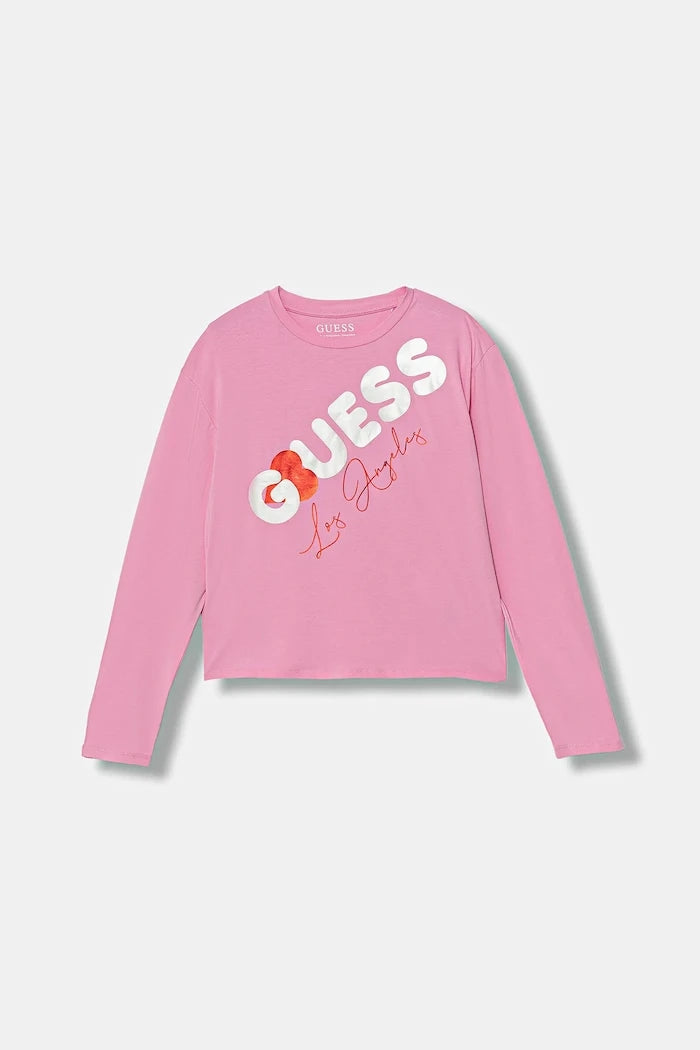 Детска блуза с дълги ръкави Guess