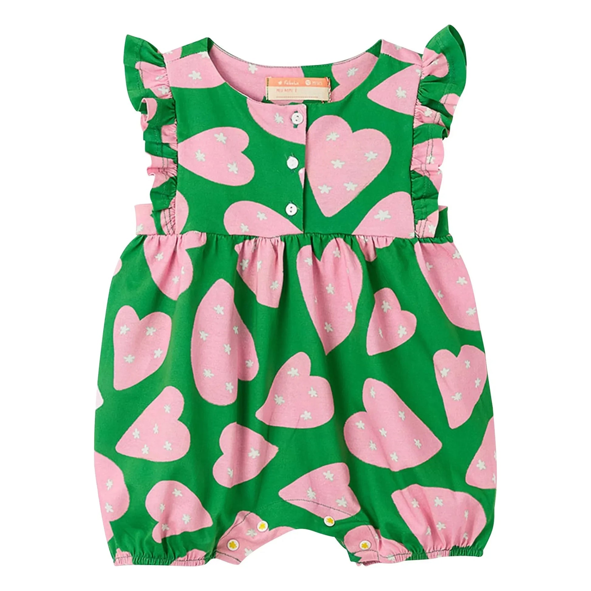 Fabula - Hearts romper | Green