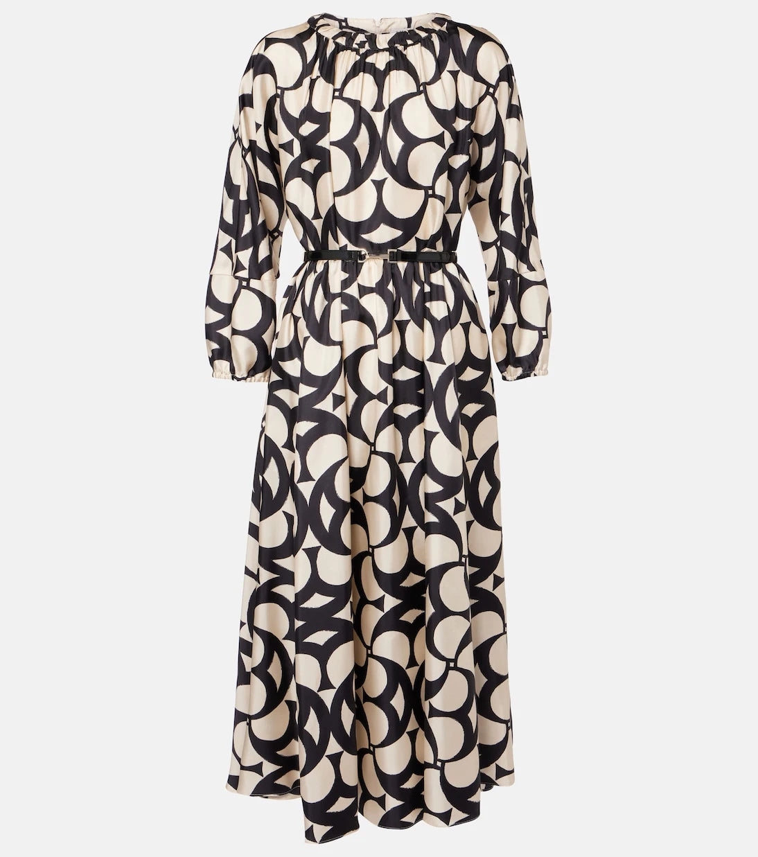 'S Max Mara - Nina silk twill maxi dress