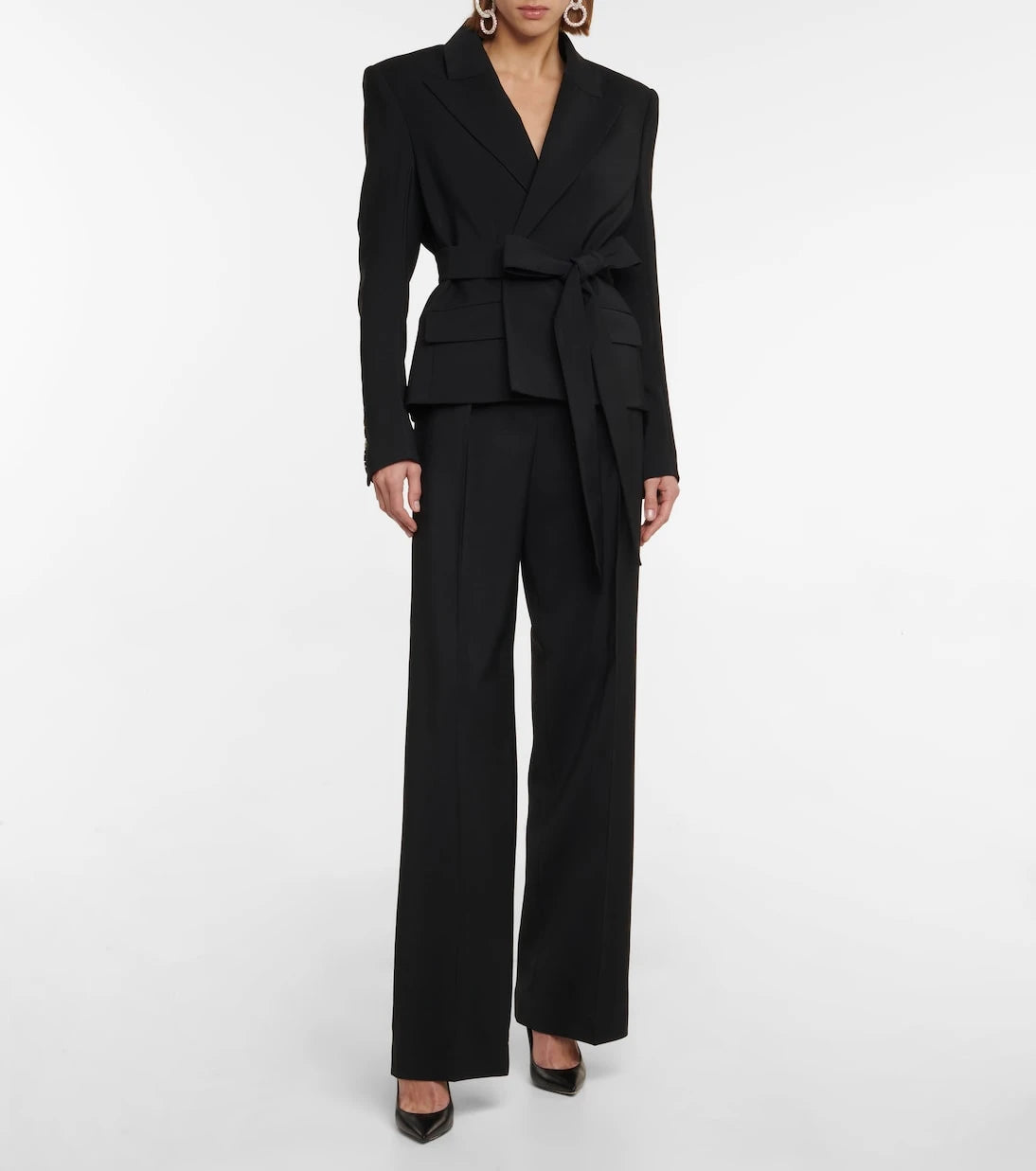 Alexandre Vauthier - Belted crêpe blazer