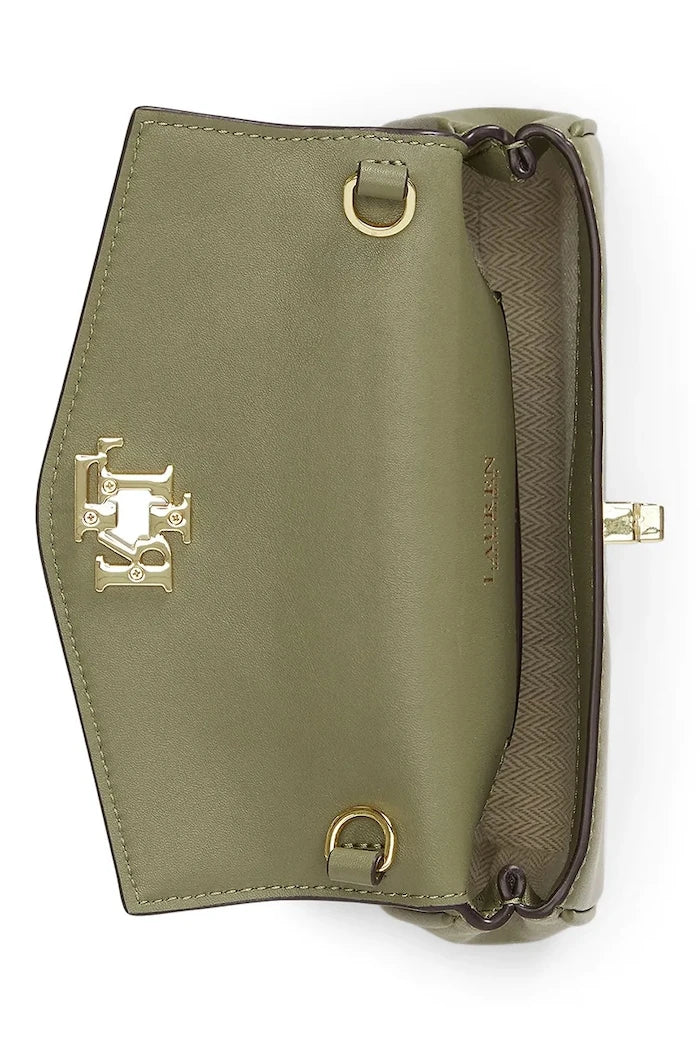 Lauren Ralph Lauren kadın deri crossbody çanta