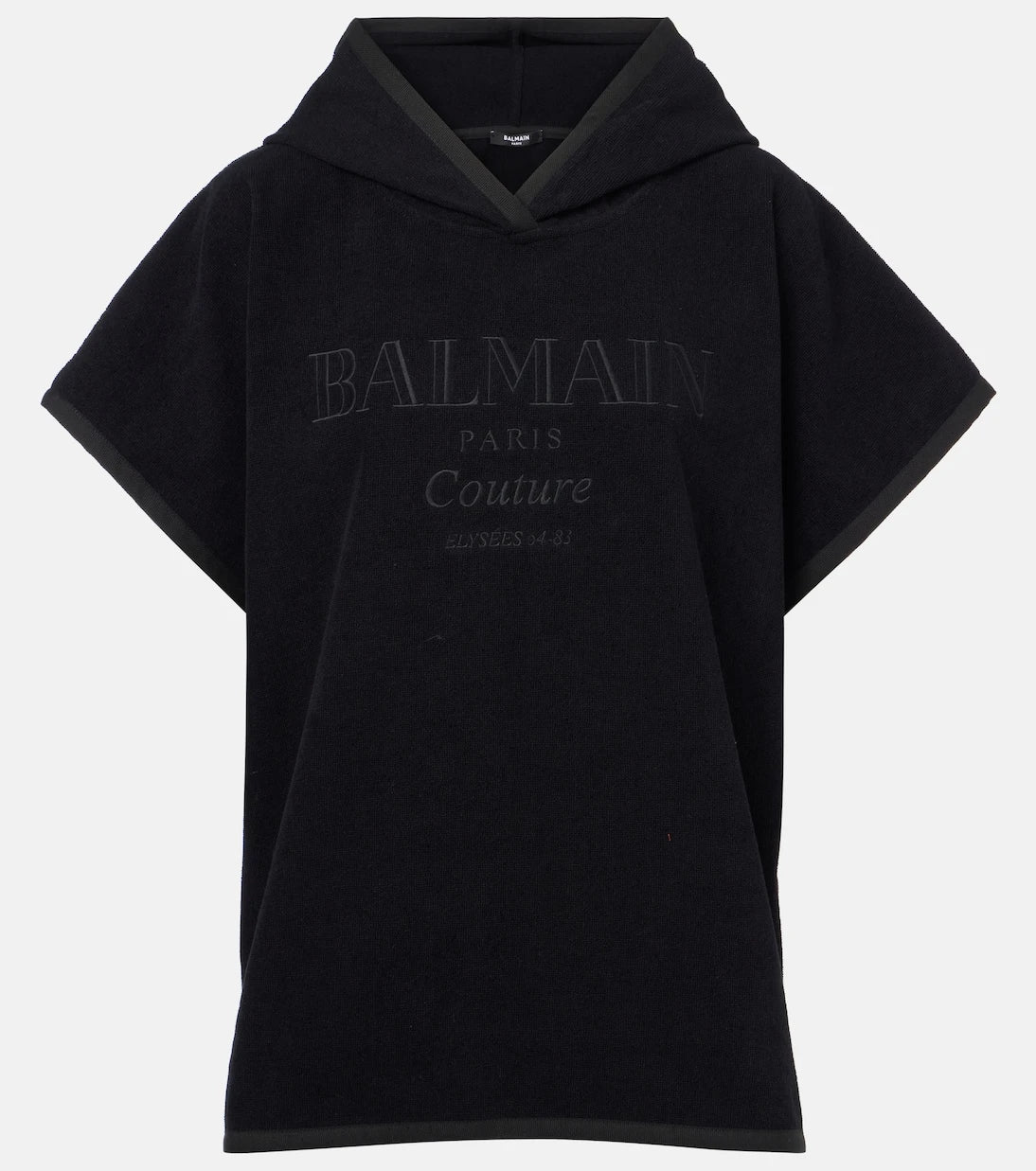 Balmain - Balmain Couture cotton terry beach cover-up