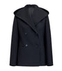 Alaïa Black Virgin Wool Tailored Coat