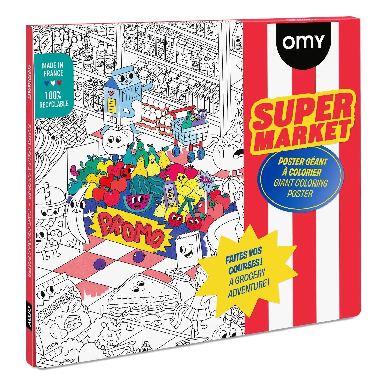 Omy - Poster Géant Super Marché