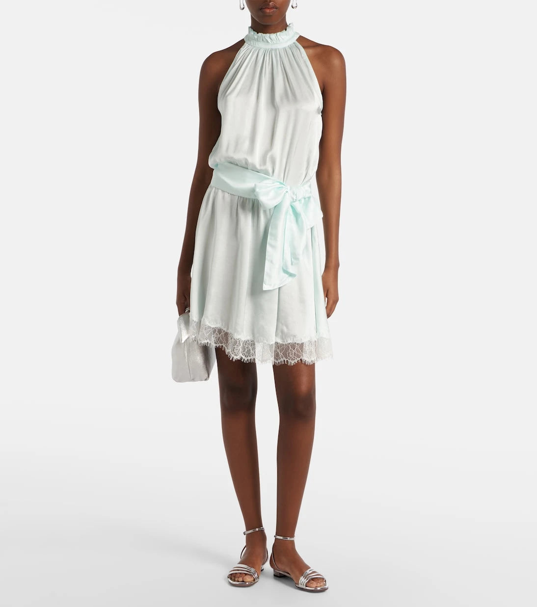 Poupette St Barth - Bianca halterneck minidress