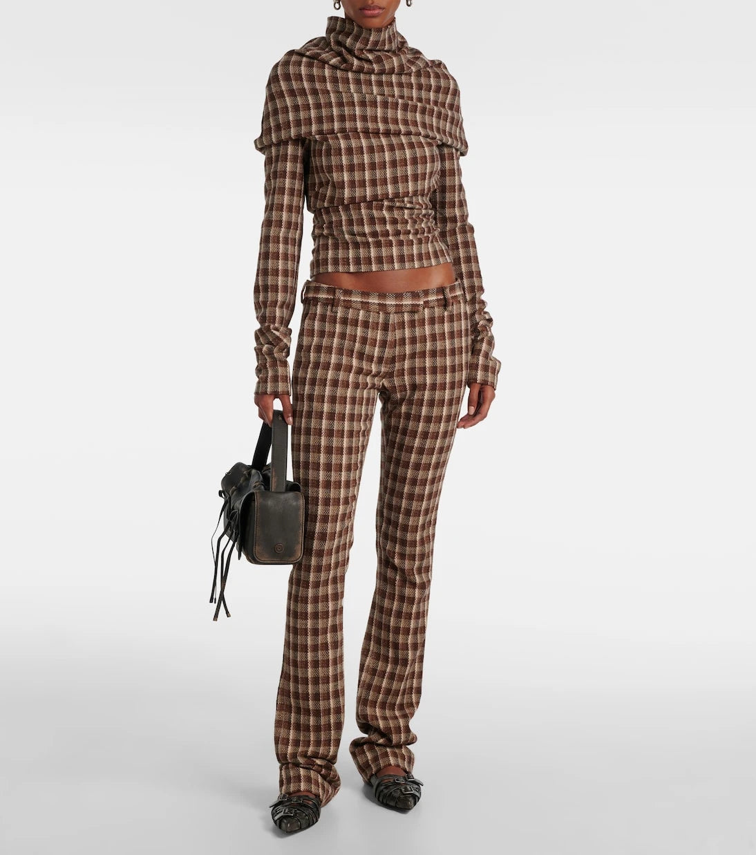 Acne Studios - Buckle-detail leather ballet flats