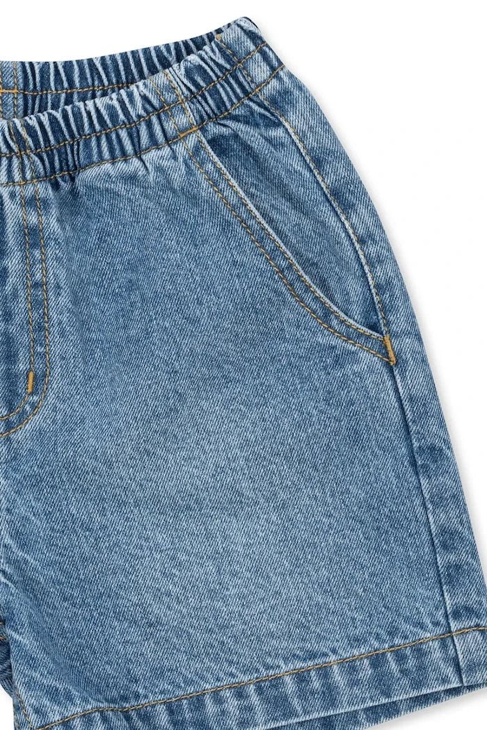 Konges Sløjd çocuk denim şort MAGOT DENIM SHORTS GOTS