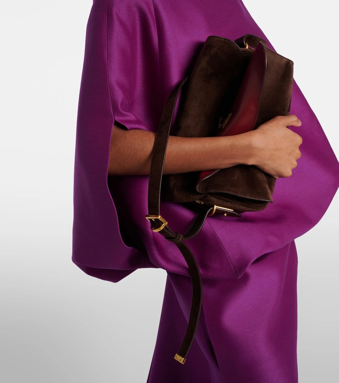 Balenciaga - Le 7 Medium suede shoulder bag