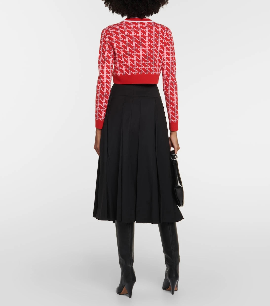 Patou - Logo jacquard wool sweater