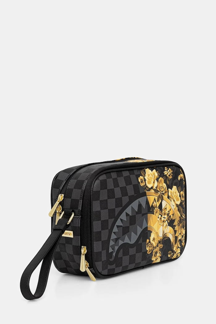 Sprayground suni deri kozmetik çantası