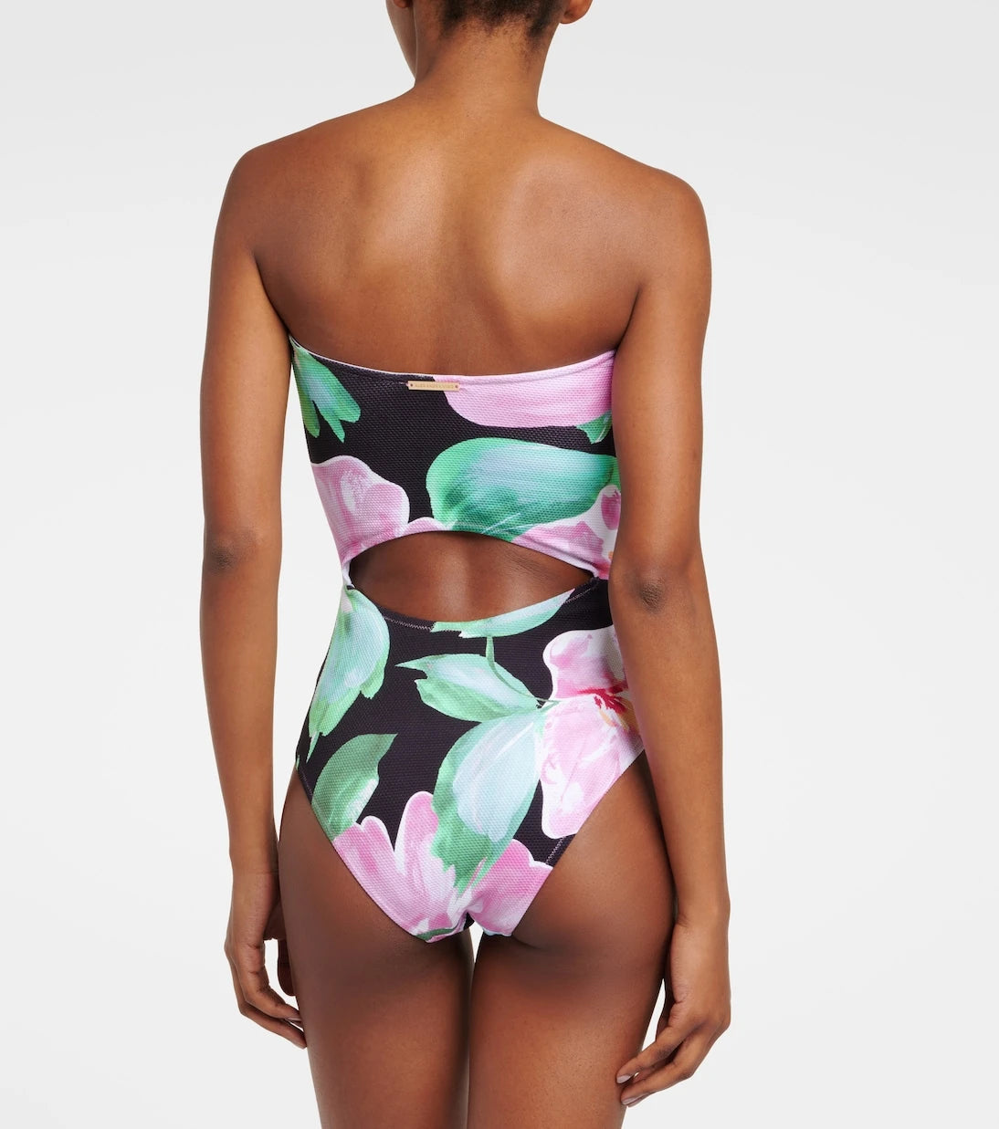 Alexandra Miro - Anya cutout floral swimsuit