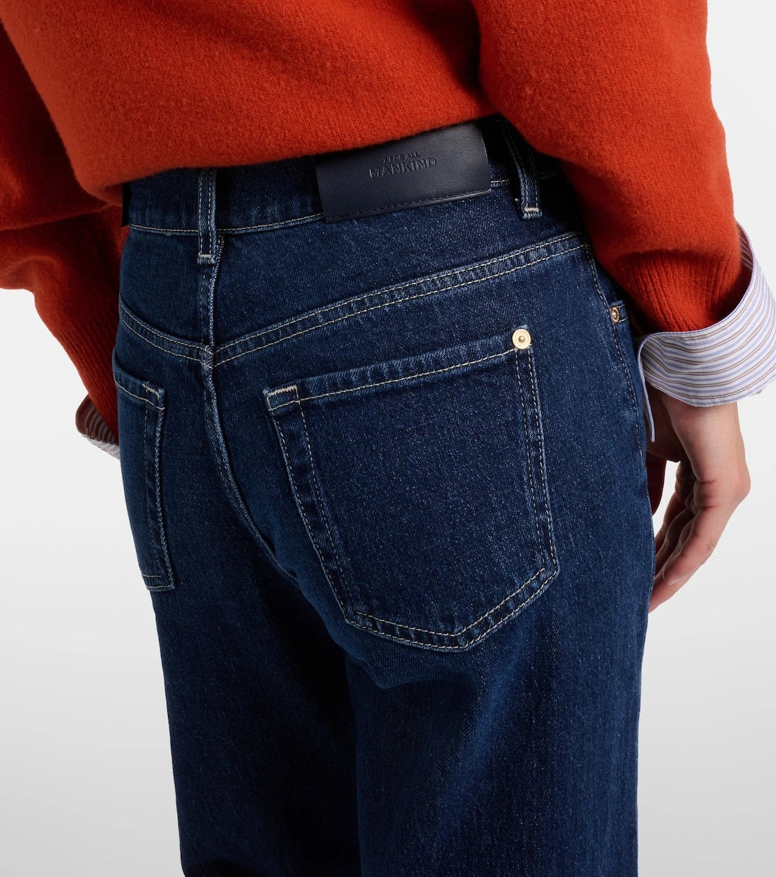 7 For All Mankind - Tess high-rise straight jeans