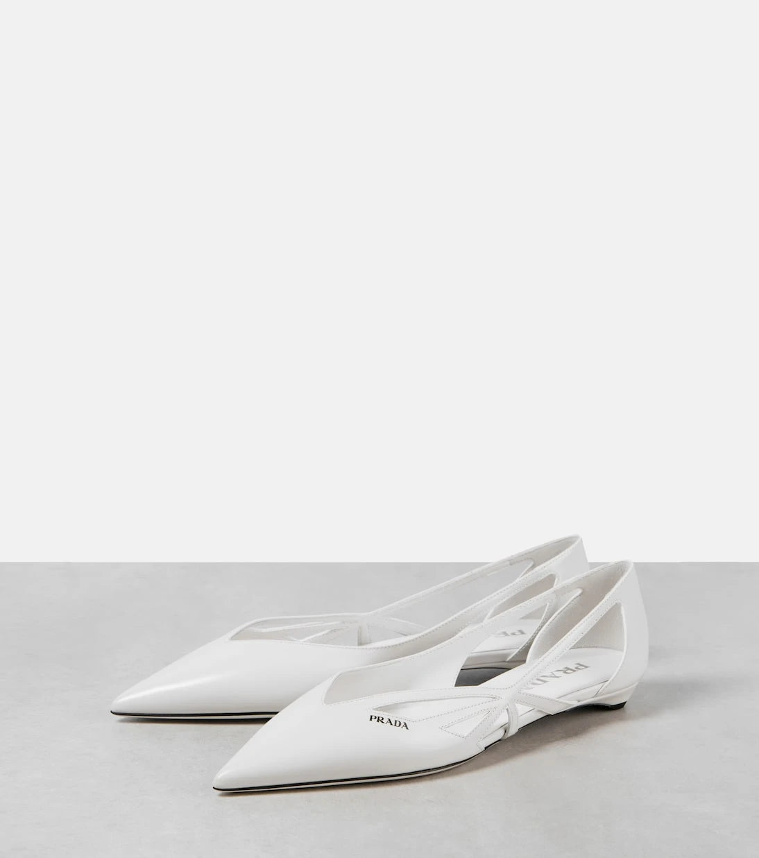 Prada - Leather ballet flats