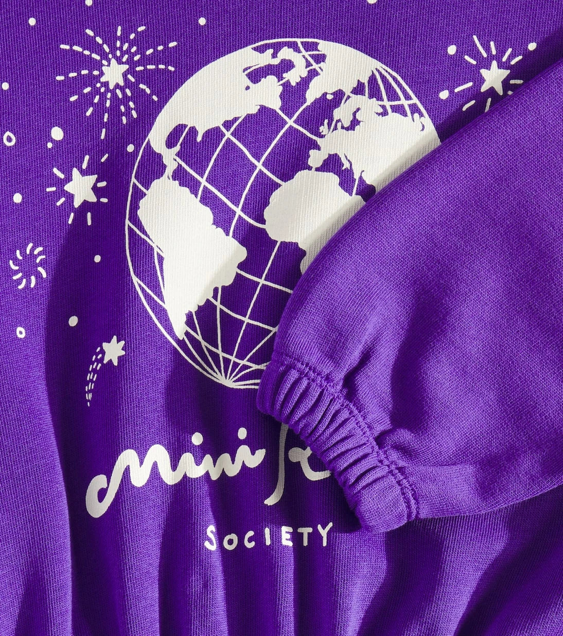 Mini Rodini - فستان سويت شيرت قطني Society