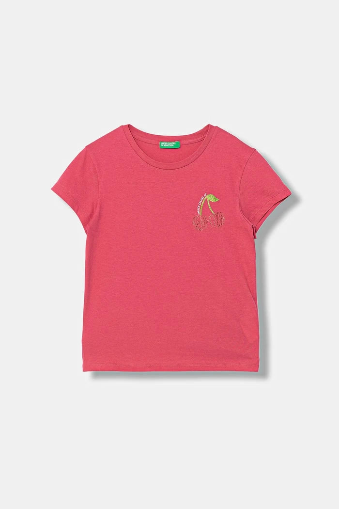 United Colors of Benetton çocuk pamuklu tişört