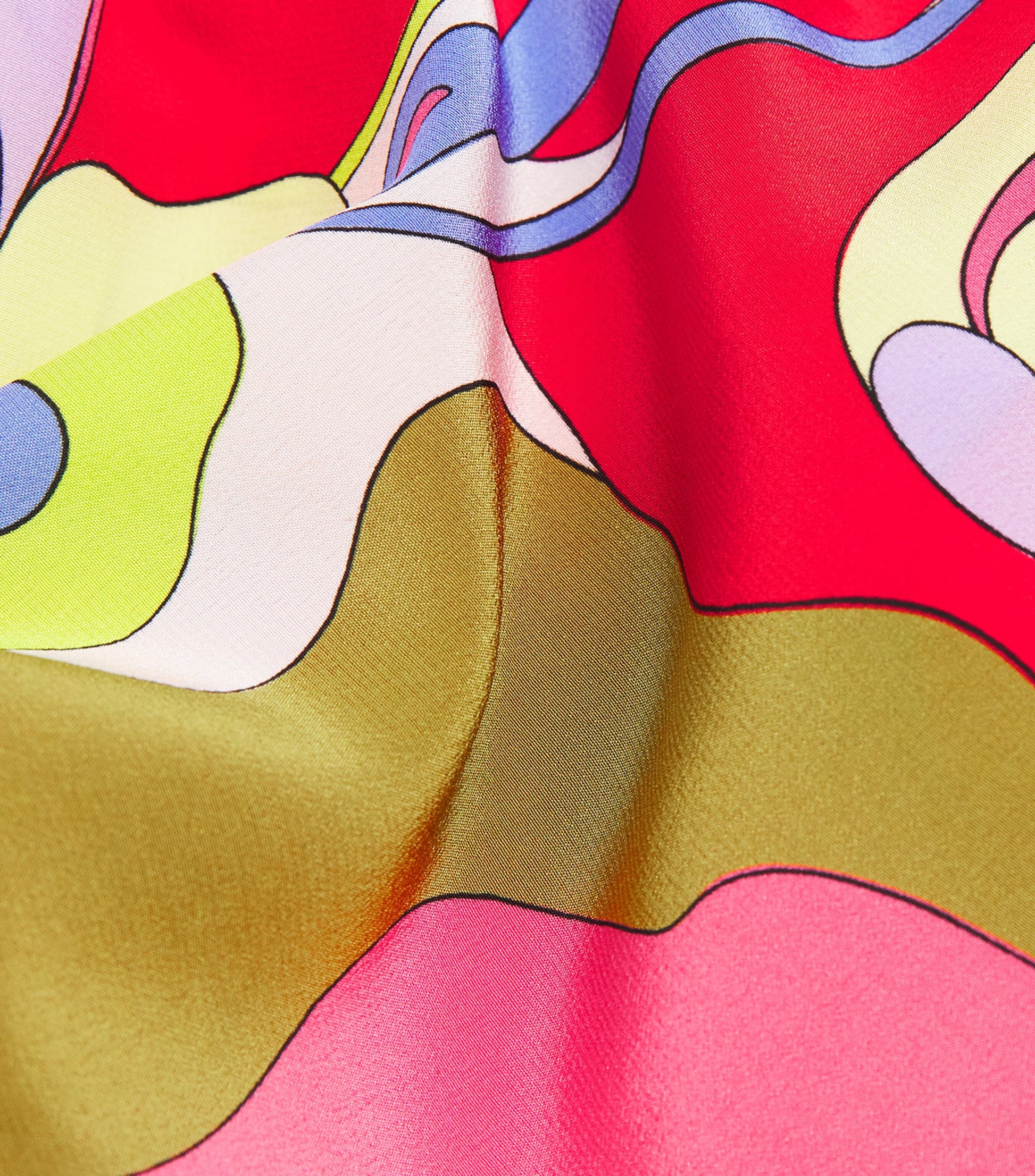 Multi Silk Orchidee Kaftan