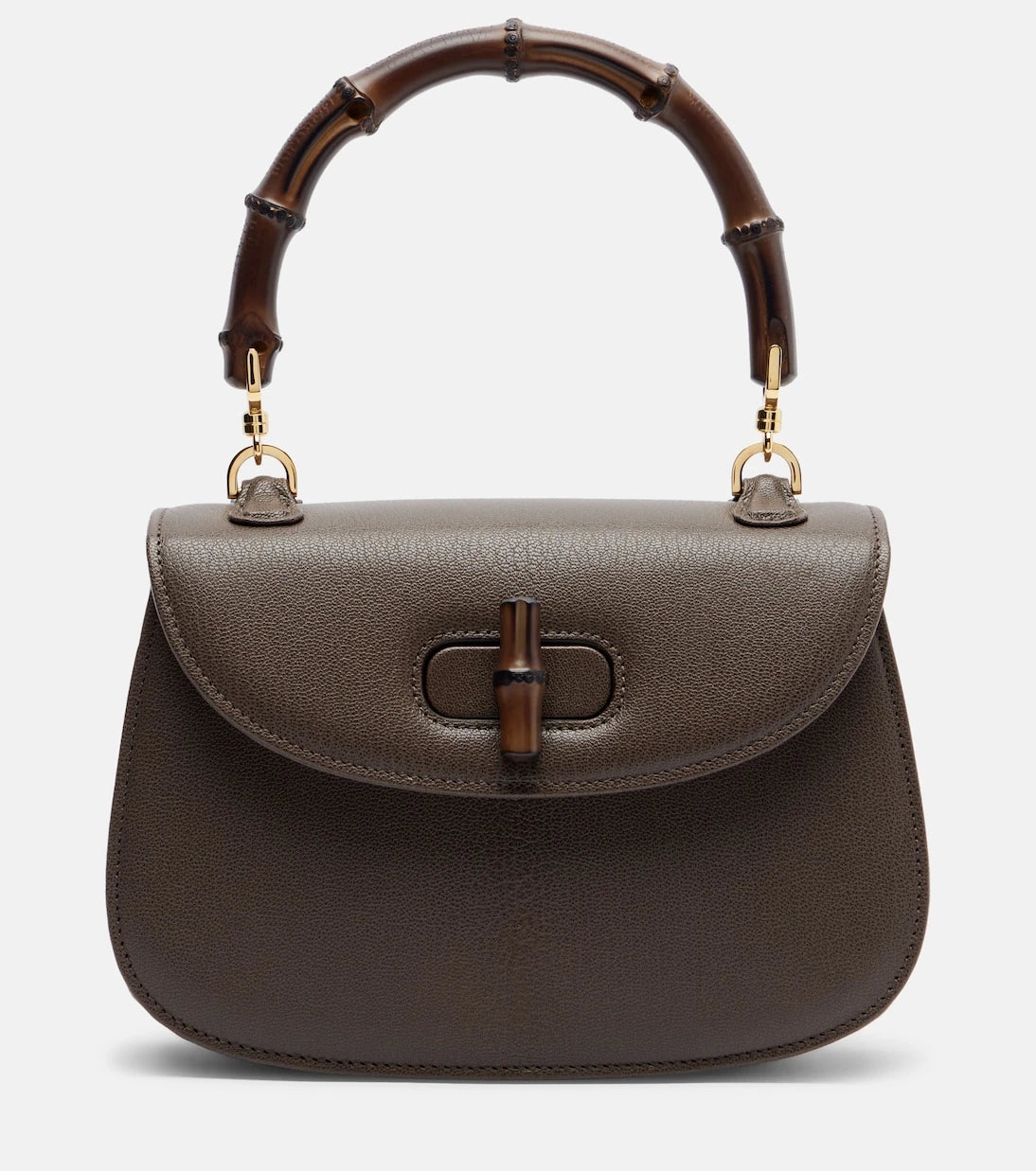 Gucci - Gucci Bamboo 1947 Small leather top-handle bag