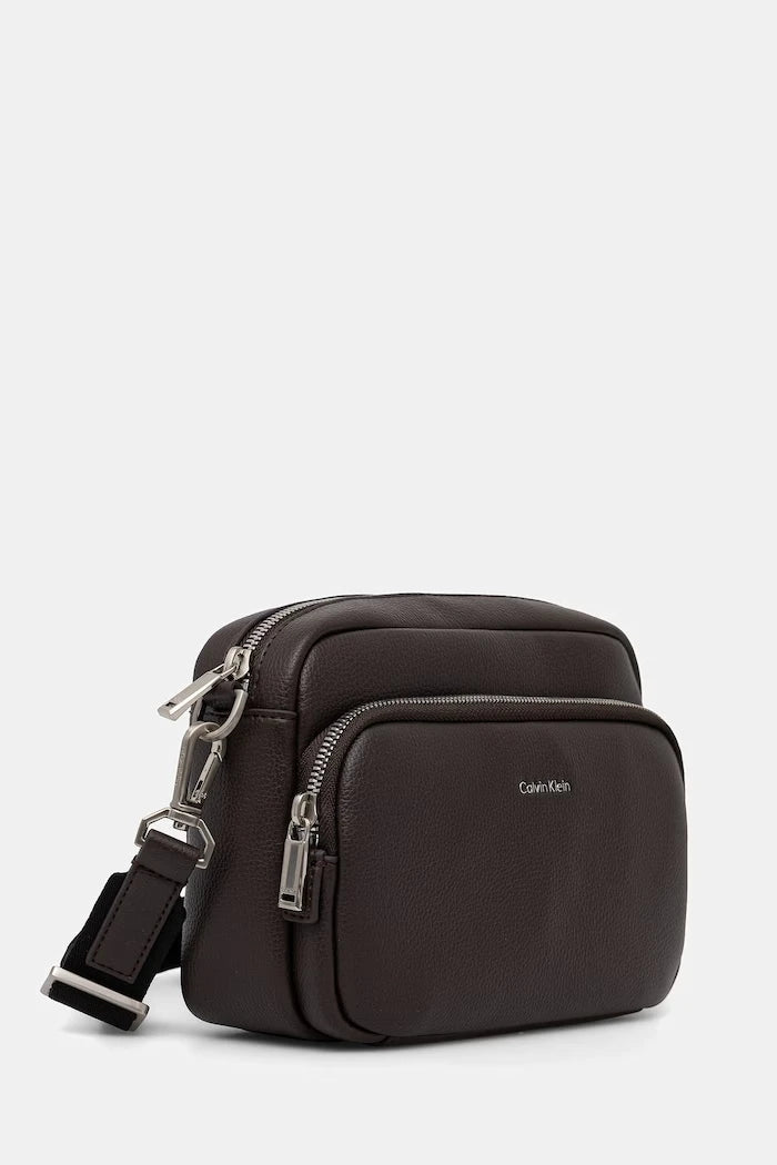 Calvin Klein erkek suni deri omuz çantası