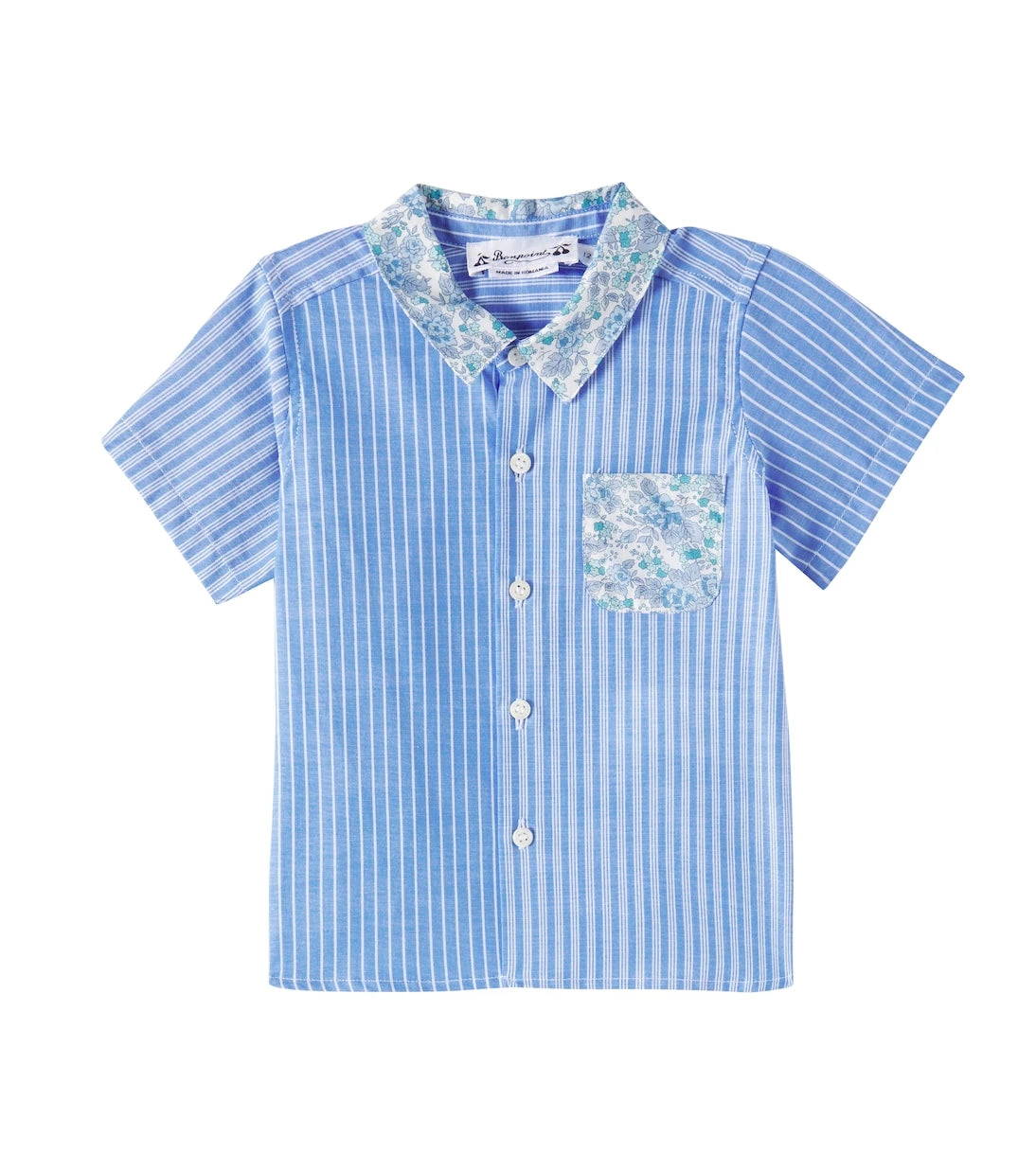 Bonpoint - Baby Fredy striped cotton shirt