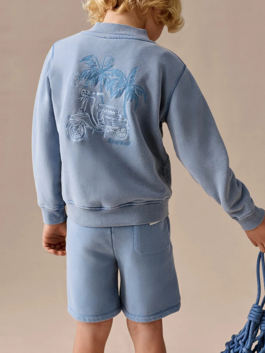 Bonpoint - Loreto embroidered cotton sweatshirt