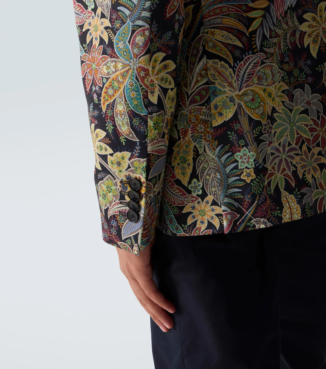 Etro - Roma printed wool-blend blazer