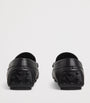 Saffiano Leather Driving Loafers