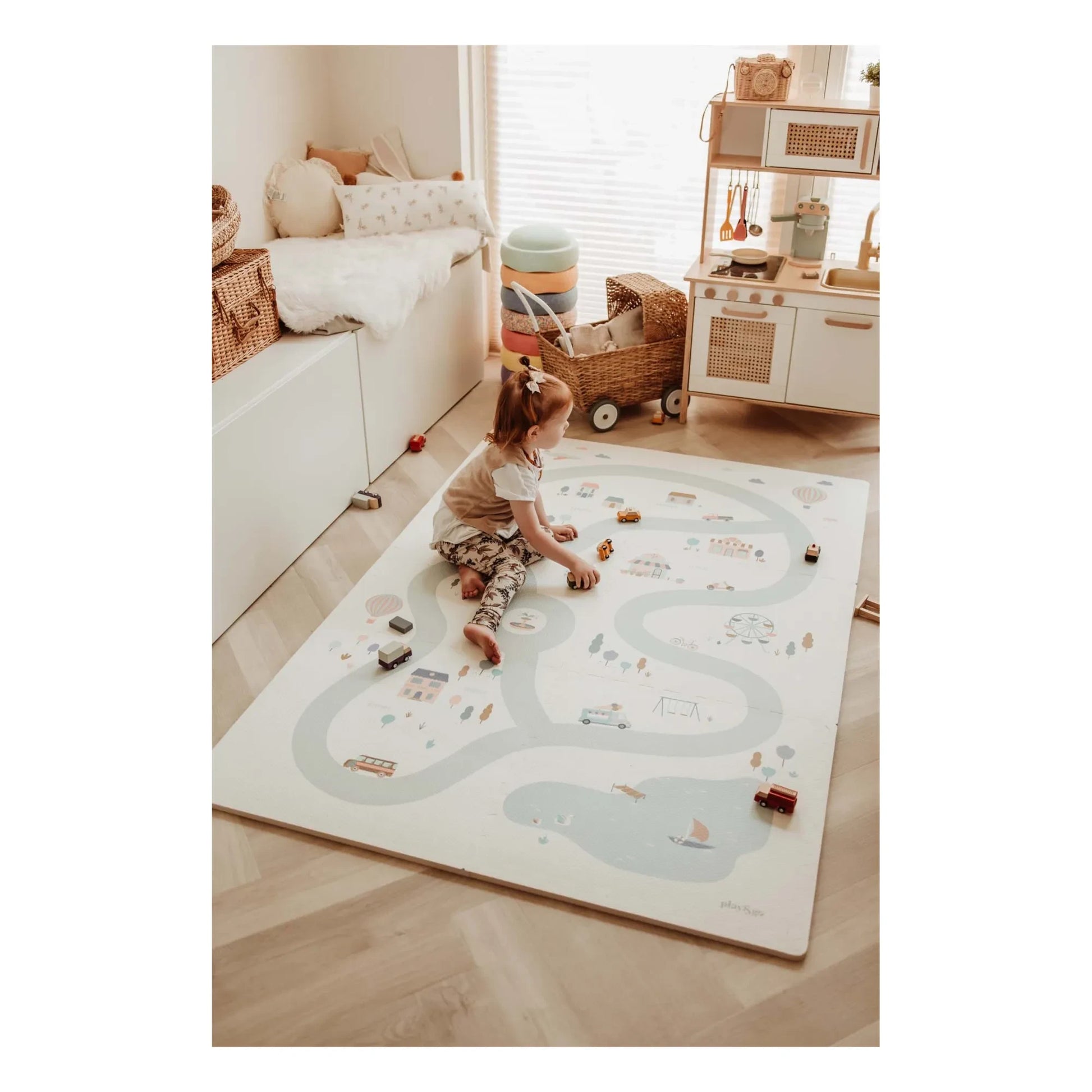 Play and Go - Tiloo modular playmat - Village