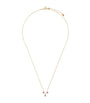 Persée Yellow Gold and Sapphire La Vie en Rose Necklace