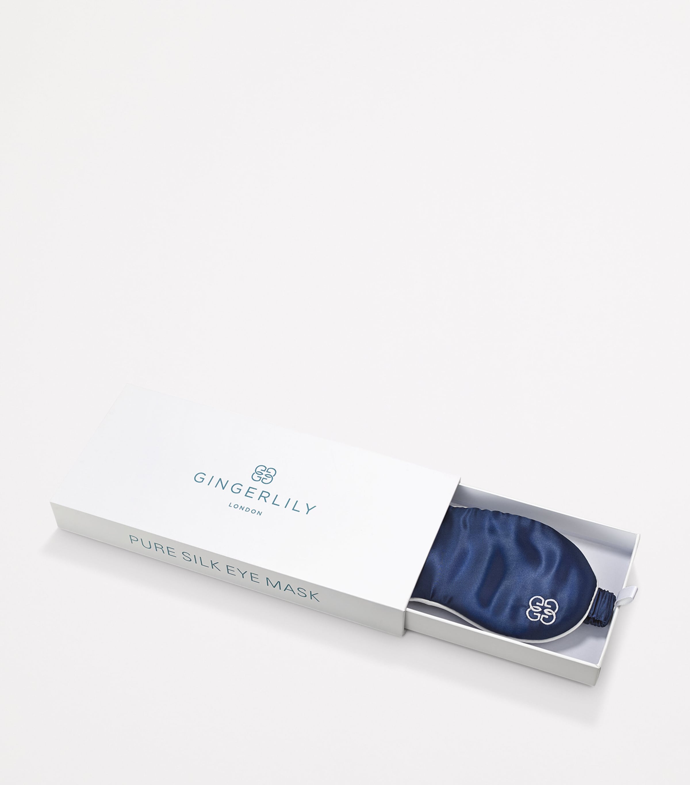 Gingerlily Blue Silk Eye Mask
