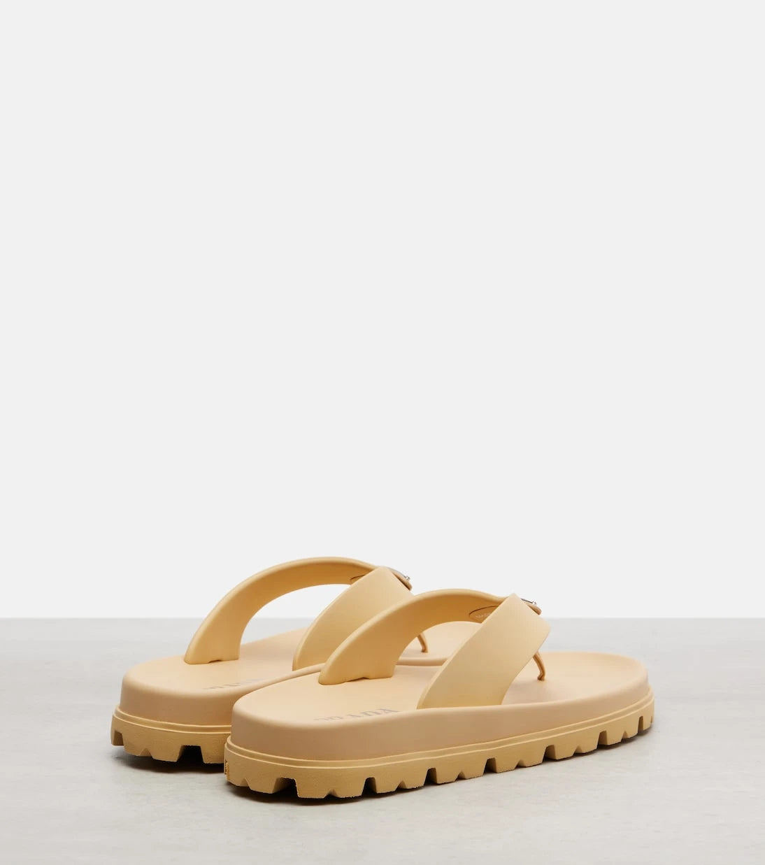 Prada - Logo thong sandals