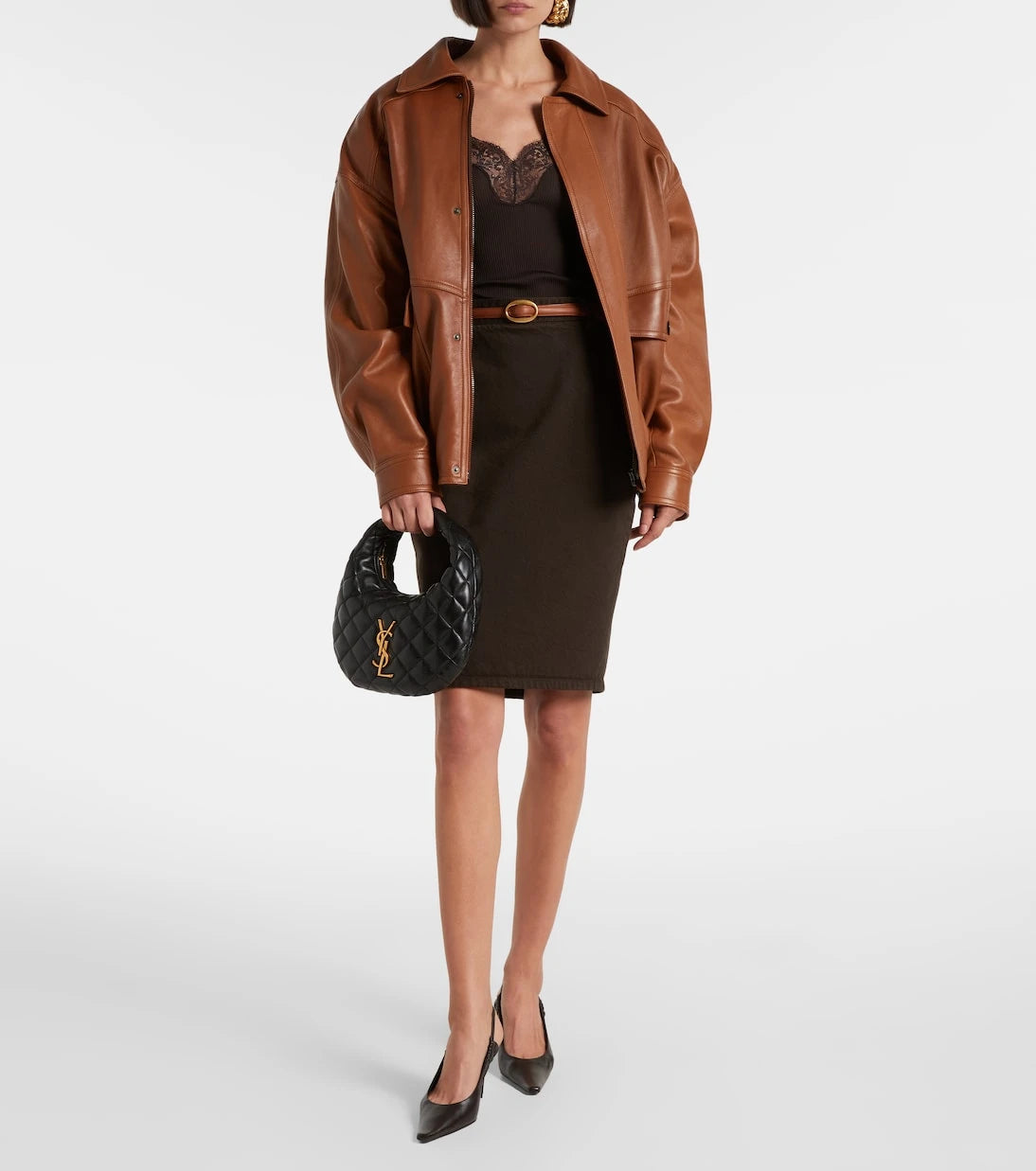 Saint Laurent - Icarino quilted leather top-handle bag