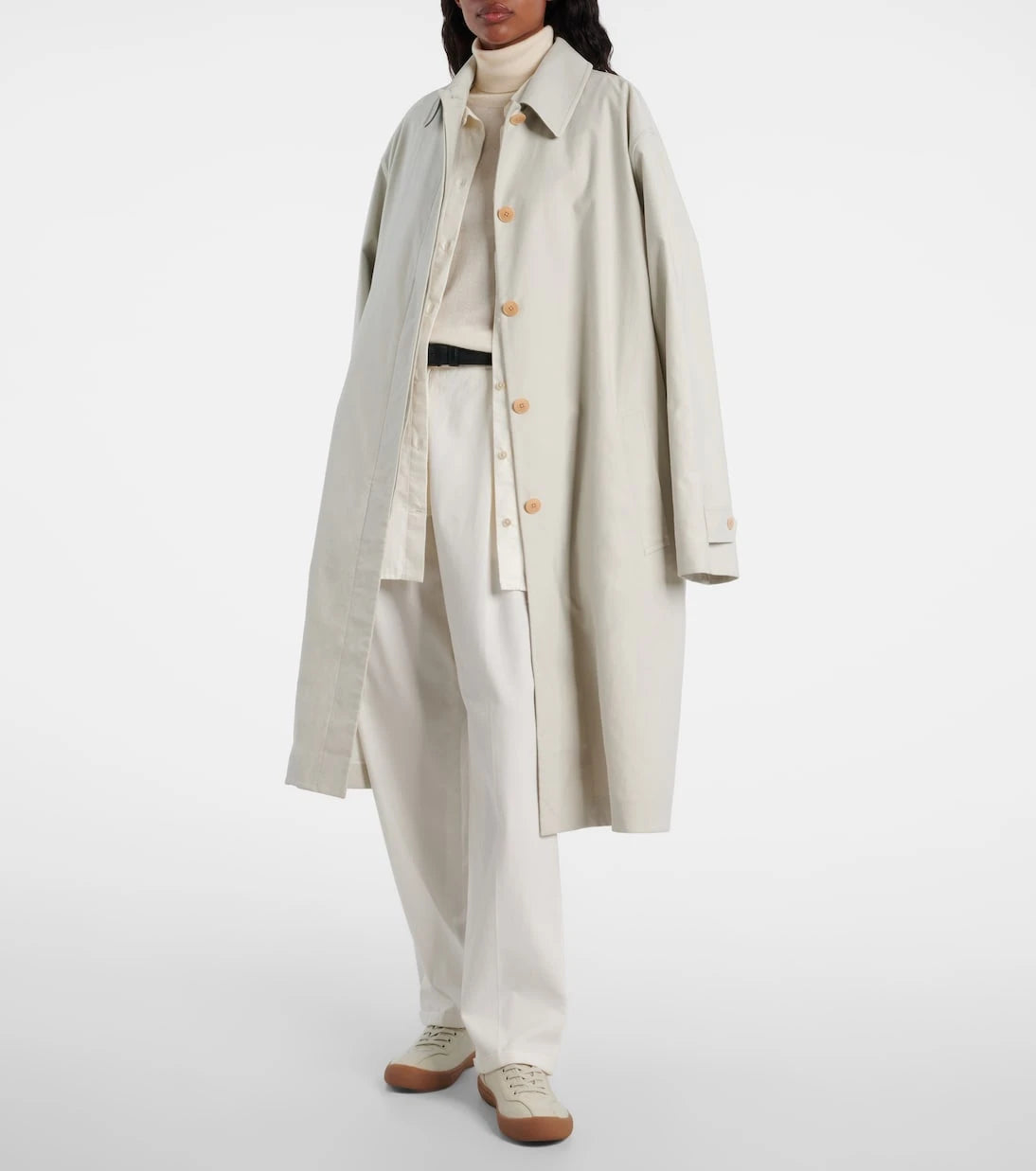 The Row - Luka cotton and cashmere shirt