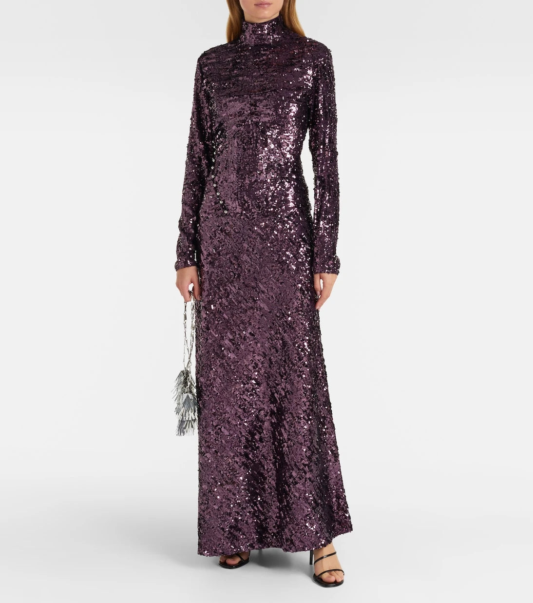 Rabanne - Sequined maxi skirt