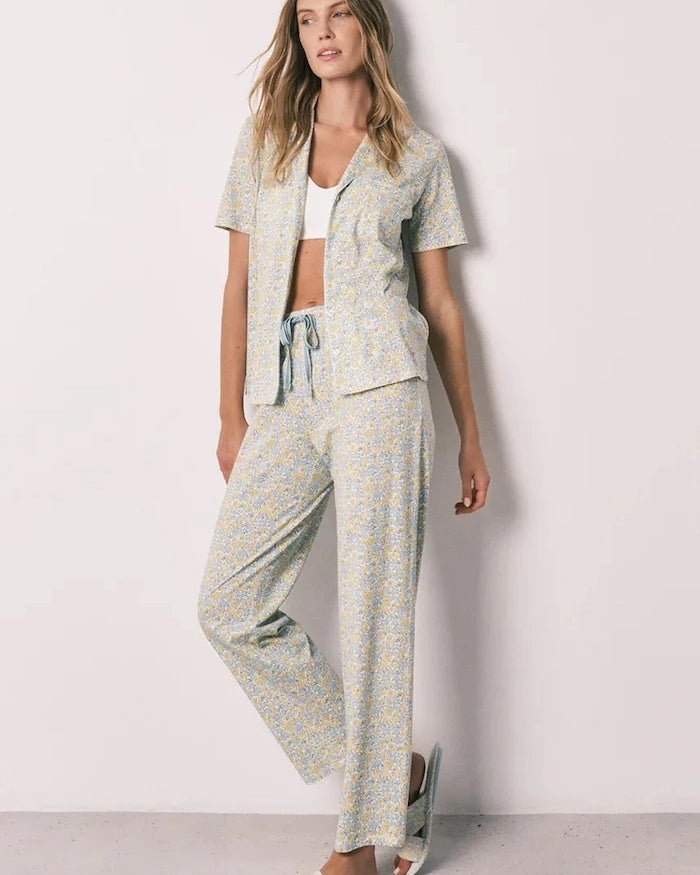 women'secret kadın pamuklu iki parçalı pijama