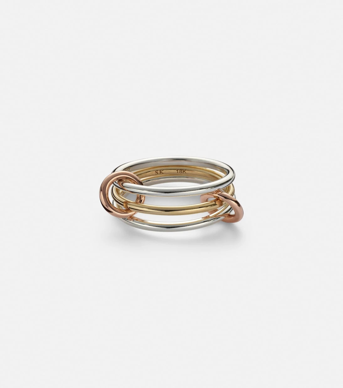 Spinelli Kilcollin - Solarium 18kt gold and sterling silver ring