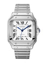 Stainless Steel Santos de Cartier Watch 35.1mm