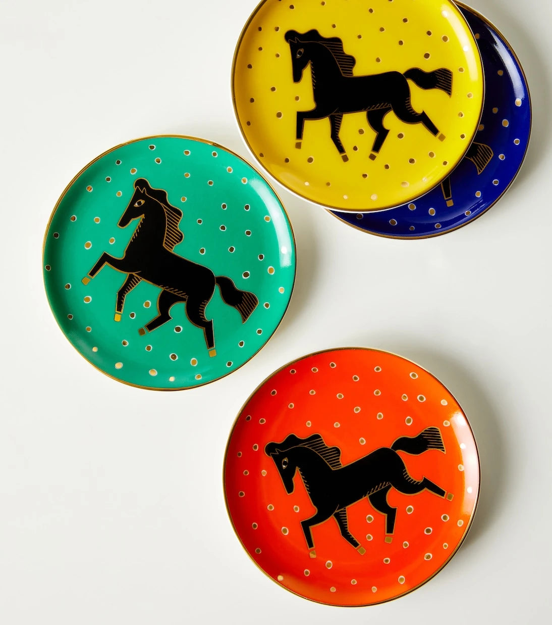 Jonathan Adler - Cheval set of 4 porcelain coasters