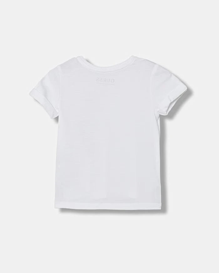 Guess Çocuklar için pamuklu elastanlı tişört