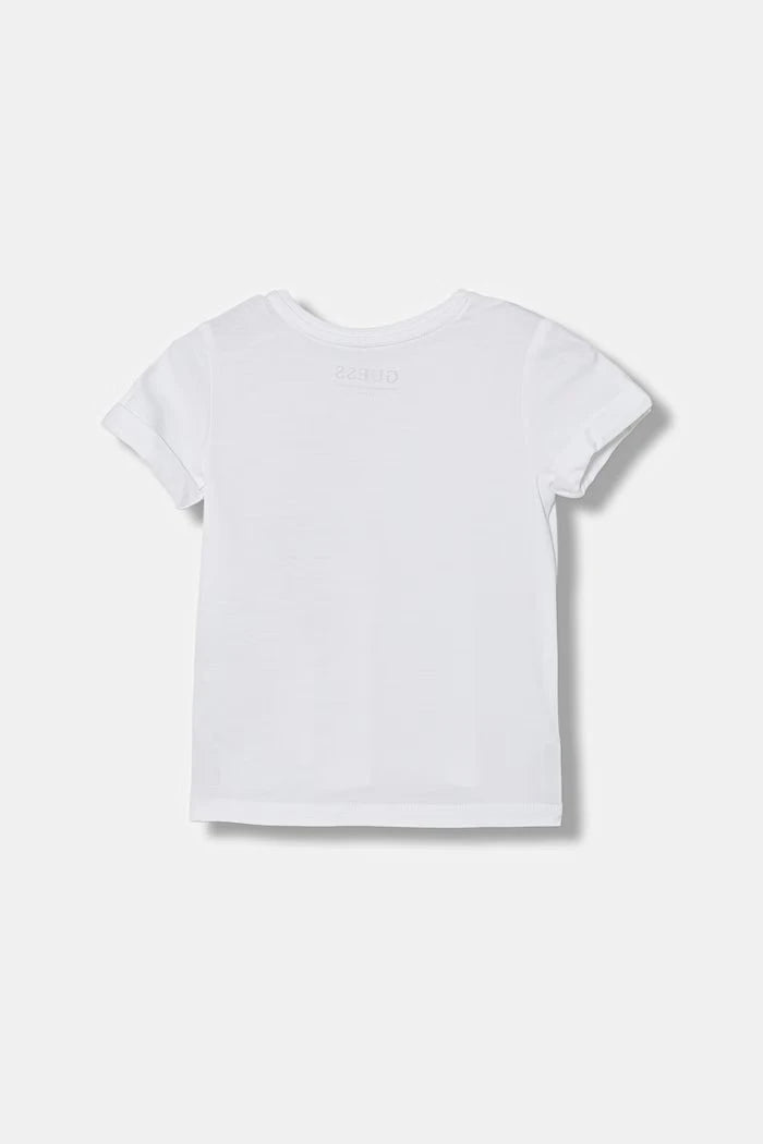 Guess Çocuklar için pamuklu elastanlı tişört