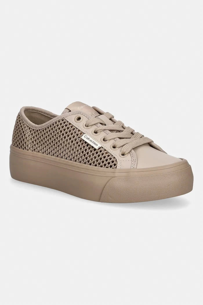 Calvin Klein VULC FLATF LACE UP LIN MESH kadın sneakers
