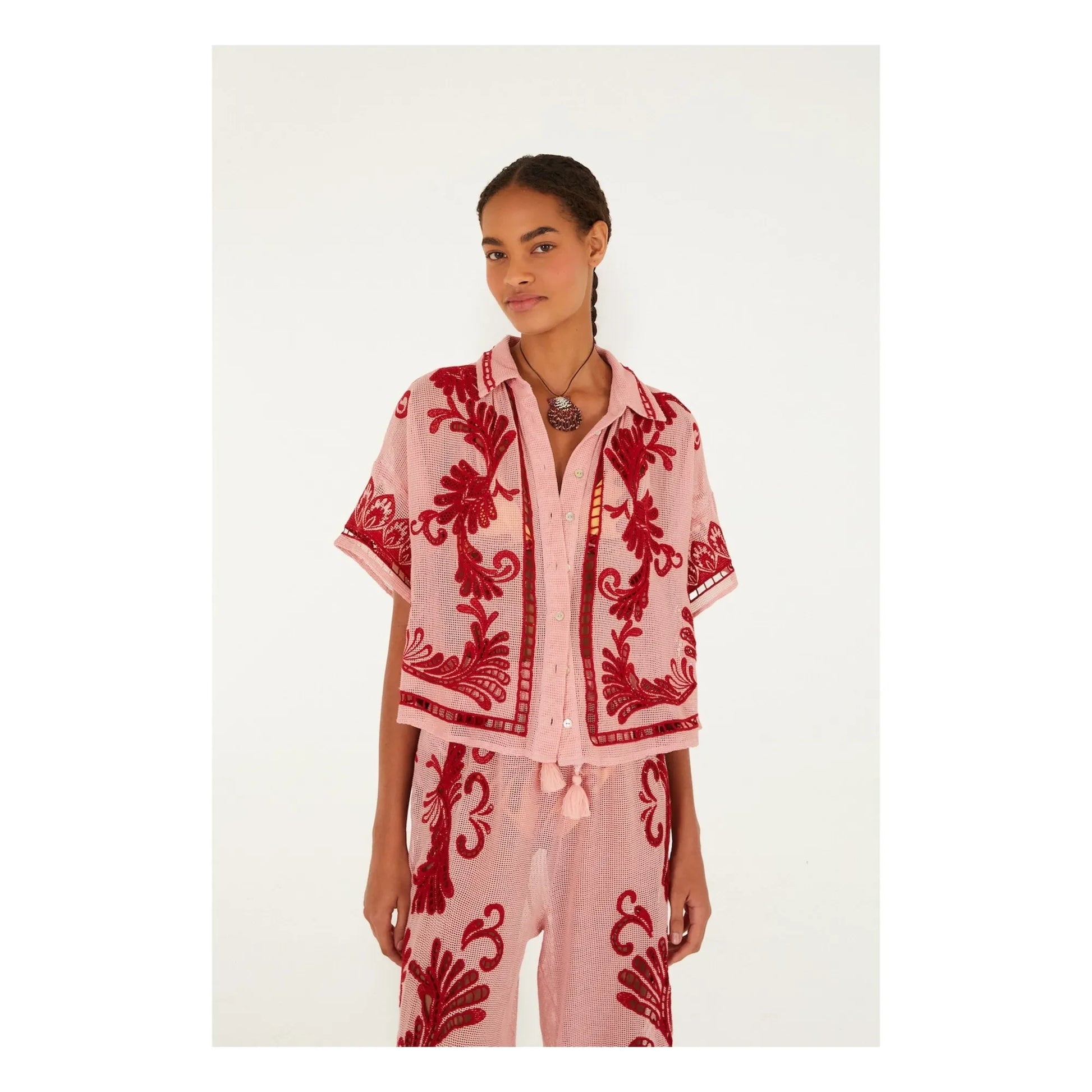 Farm Rio - Arabesque blouse | Pink