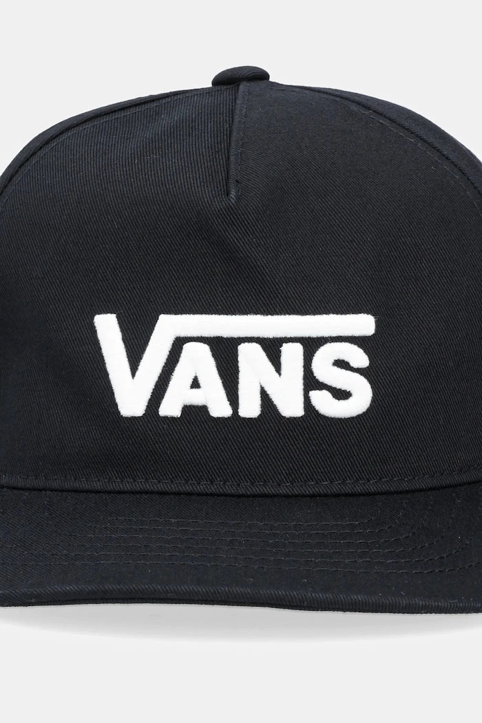 Детска памучна шапка с козирка Vans Drop V Logo Snapback