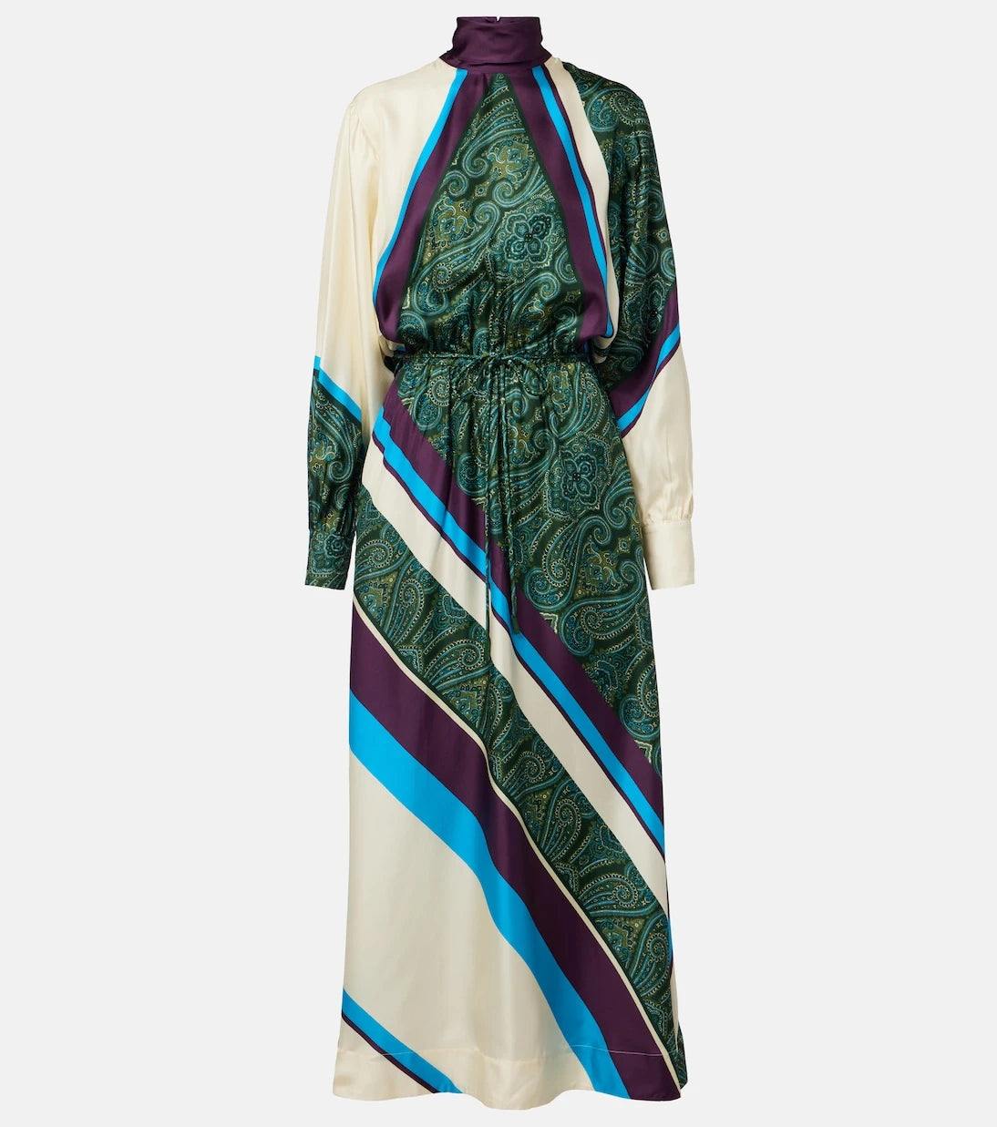 Alémais - Joni printed silk midi dress