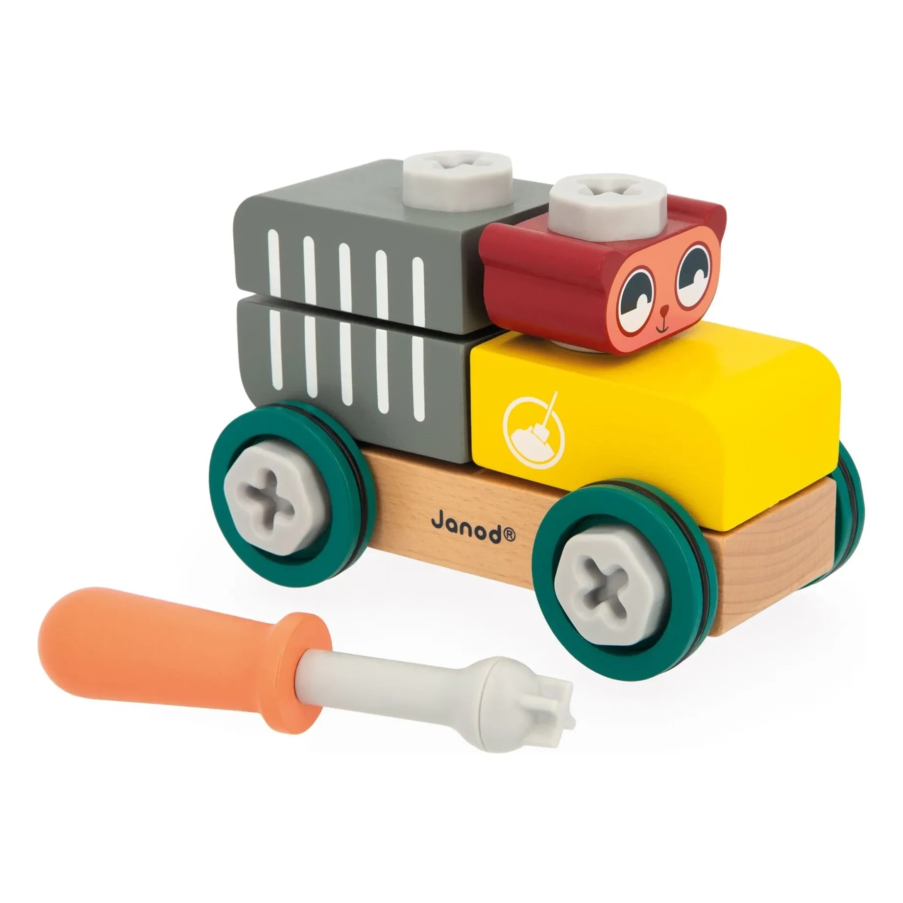 Janod - Bear tinkering car