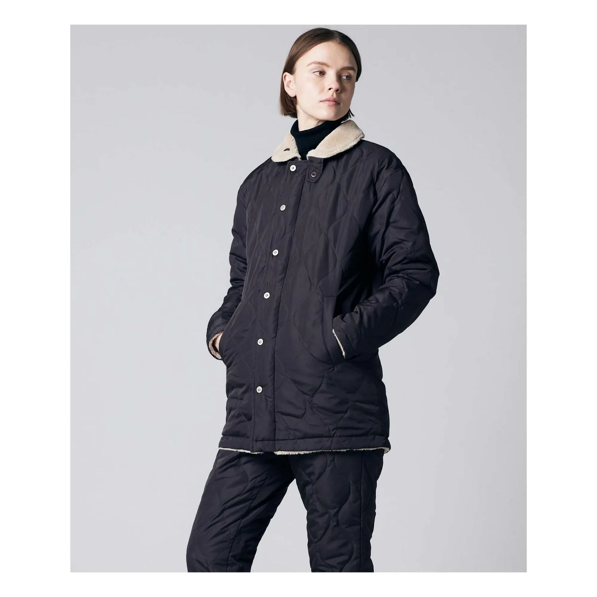Taion - N-1 Reversible Military Jacket  | Chocolate