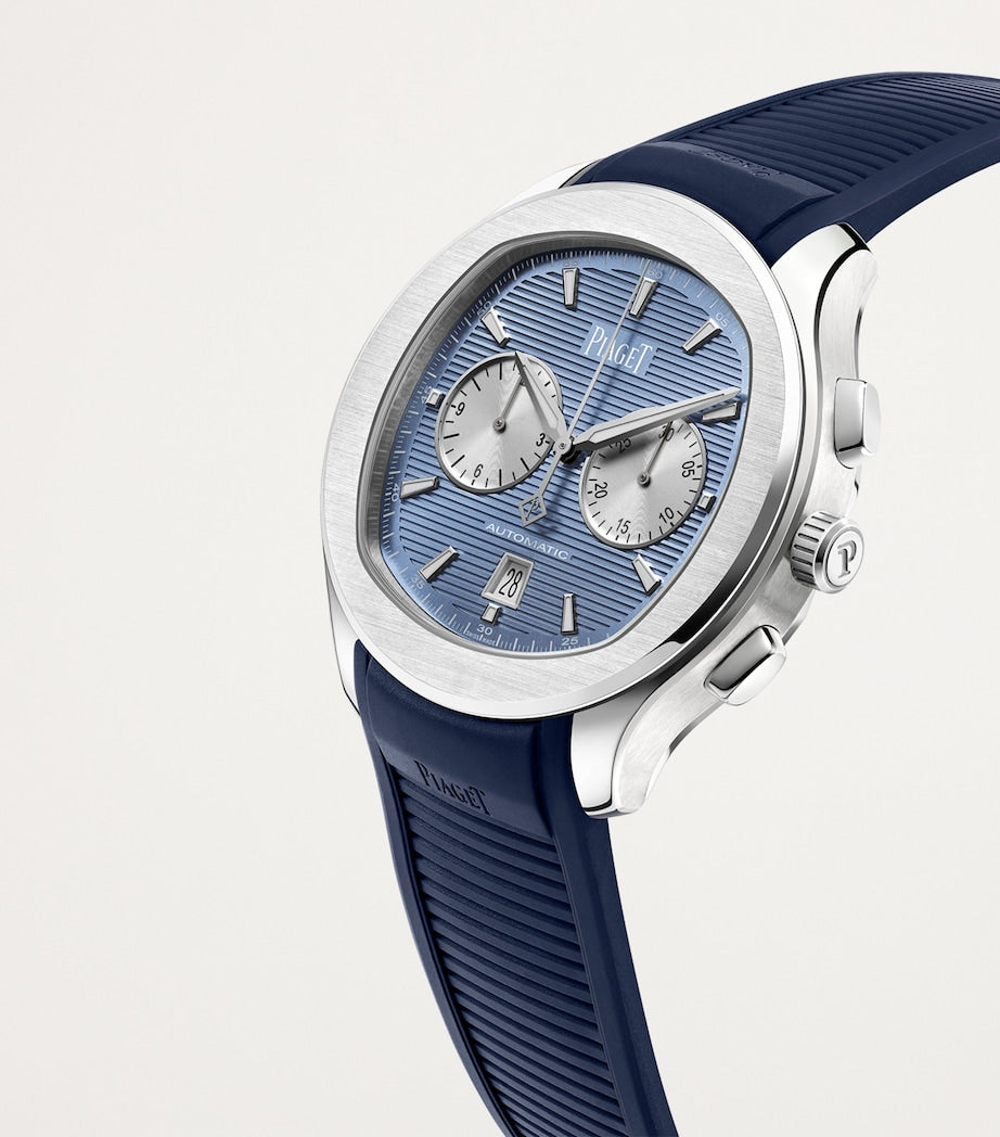 Stainless Steel Polo Chronograph Watch 42mm