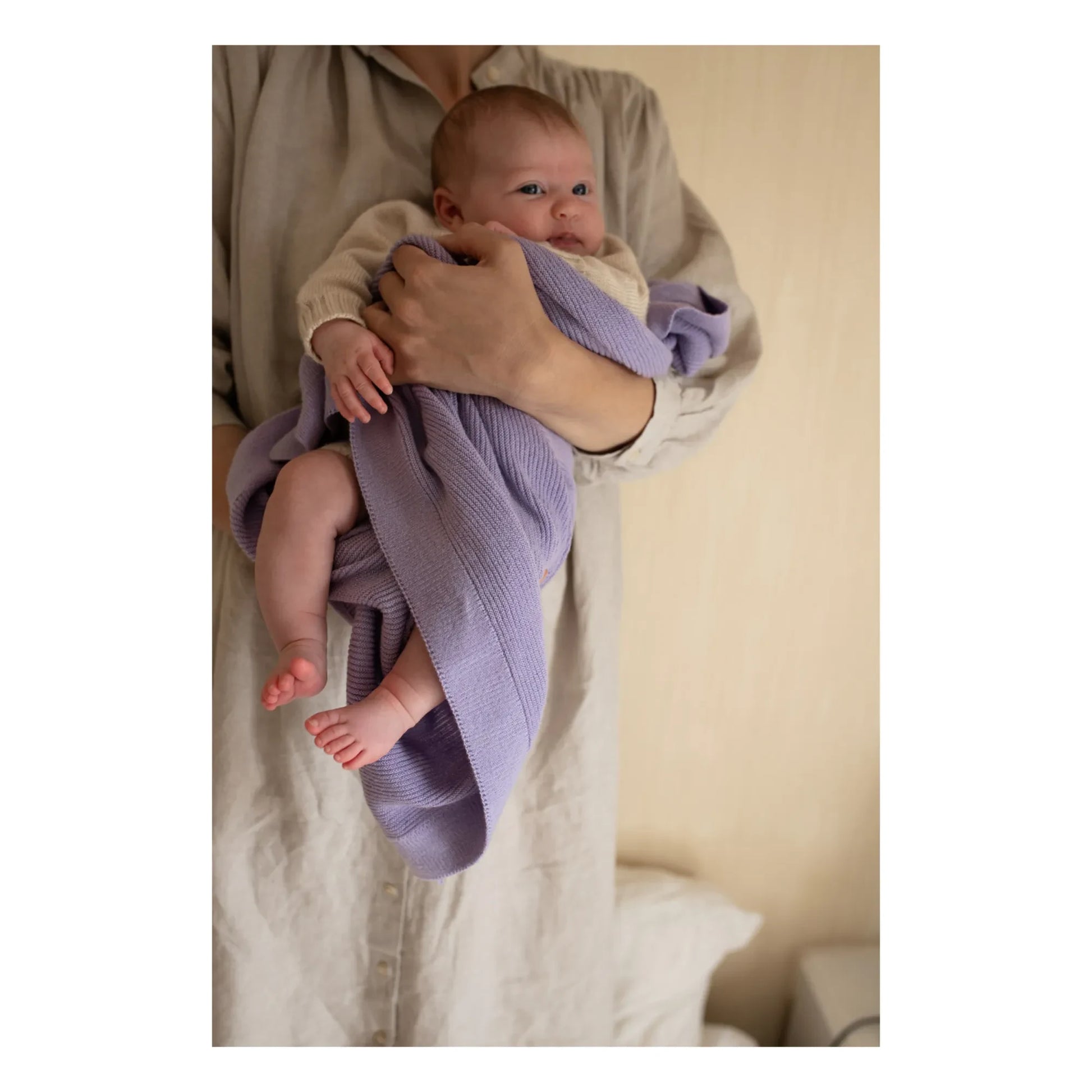 Hvid - Gust Merino Wool Blanket | Lilac
