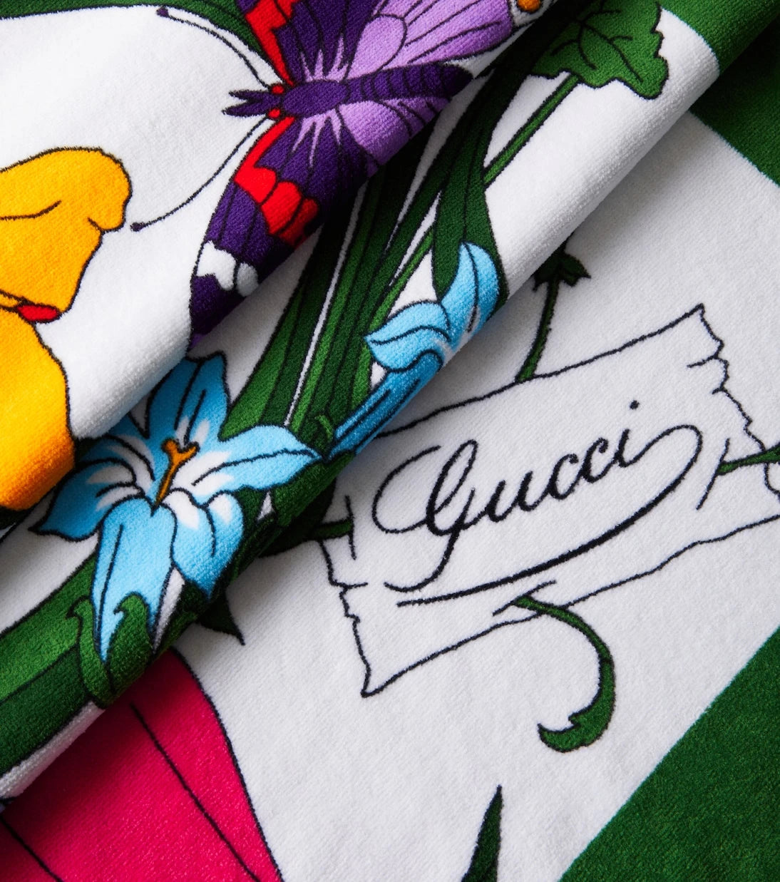 Gucci - Gucci Flora cotton terry beach towel